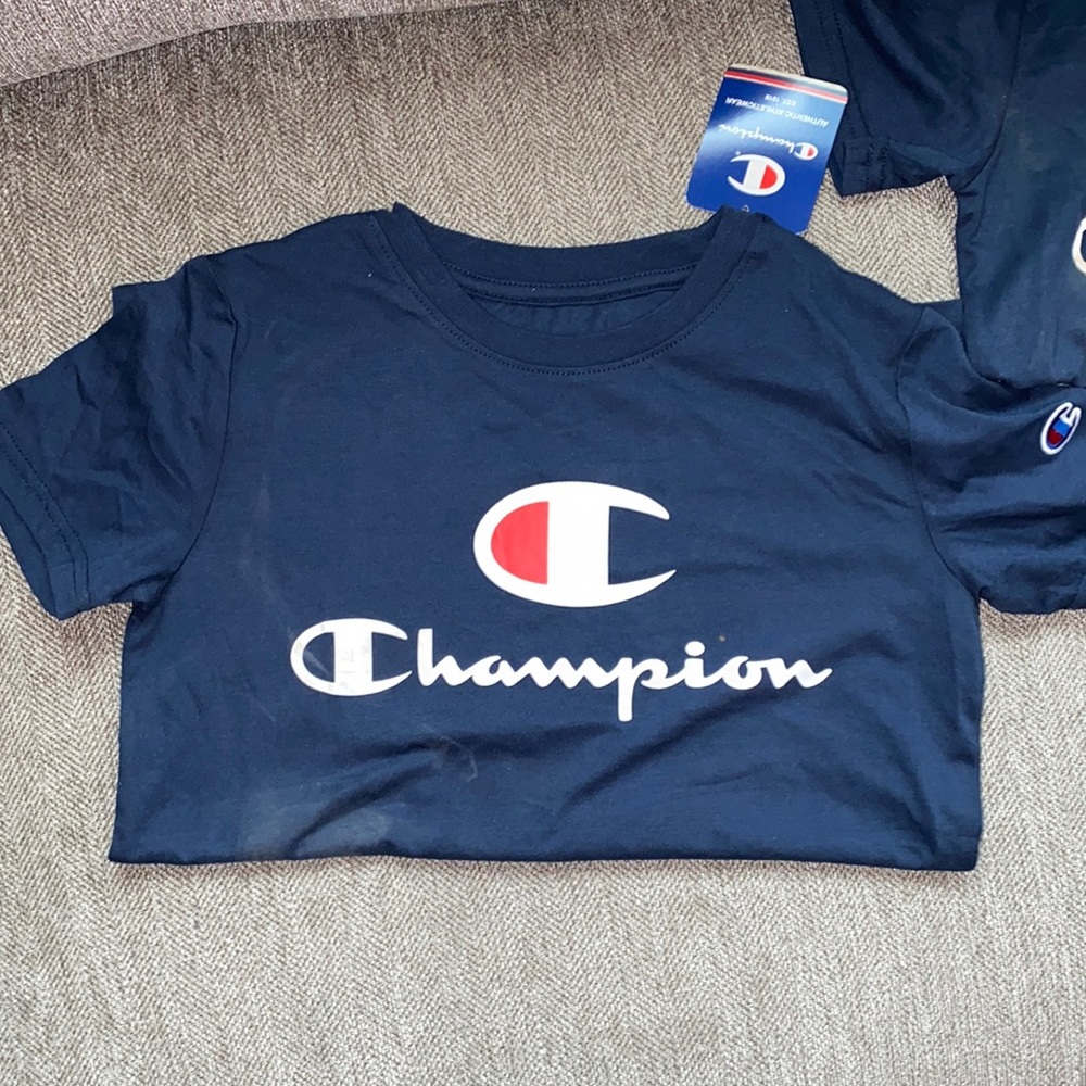 Flawed Champion shirts